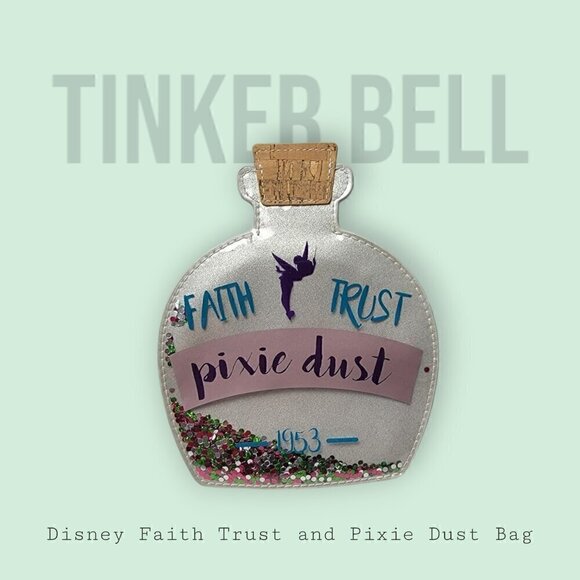 Faith Trust and Pixie Dust - Adorable Disney Cosmetic Case - Picture 1 of 10